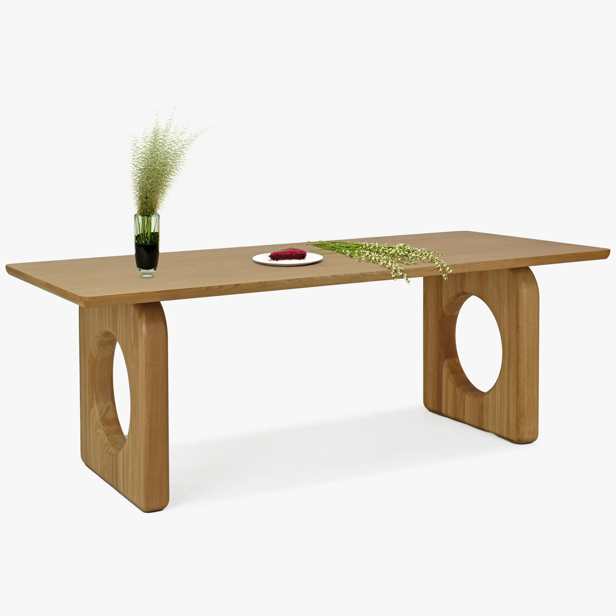 Dubový stôl do jedálne 220 cm dlhý